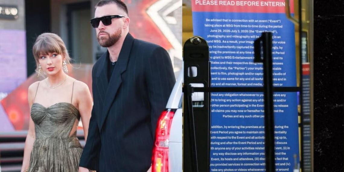 ¿Habrá película? Un aviso de rodaje desata rumores sobre la boda de Taylor Swift y Travis Kelce