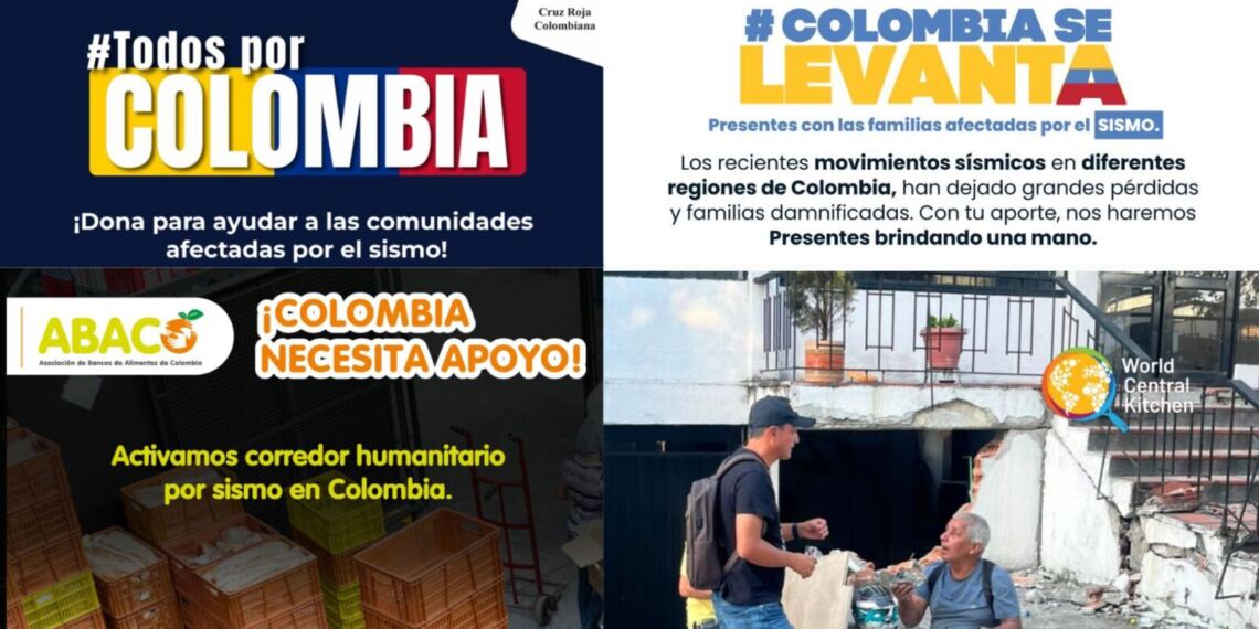 ¿Cómo ayudar desde México a Colombia tras el fuerte terremoto? Estas son las opciones para enviar donaciones