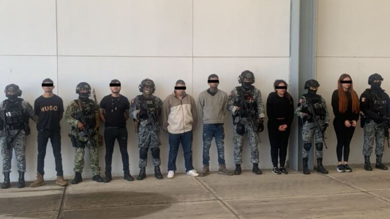 CJNG detenidos en Michoacán