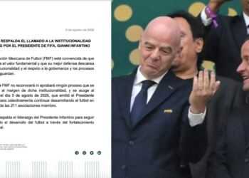 La FMF respalda a Gianni Infantino en medio de la polémica en la FIFA