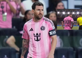 Lionel Messi regresa a la cancha tras el fallecimiento de su padre