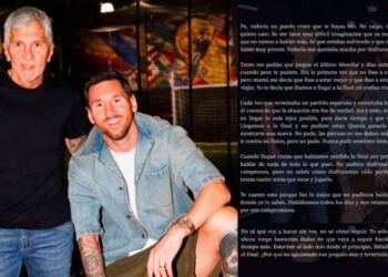 La desgarradora carta de Messi a su padre: “No sé cómo seguir”