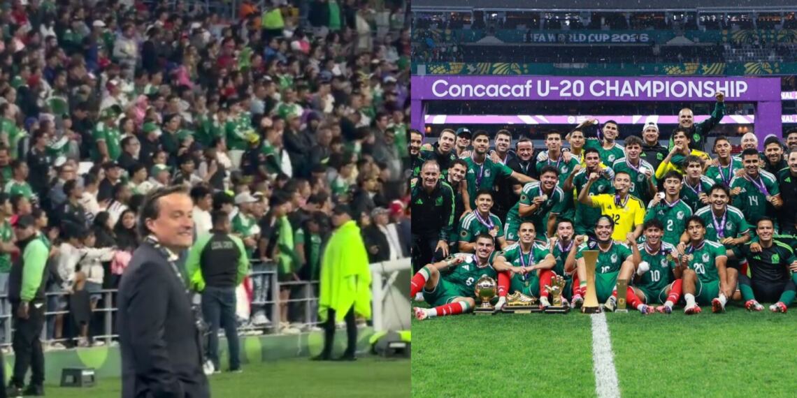 Mikel Arriola es recibido con abucheos durante la premiación de la final Sub-20 de Concacaf