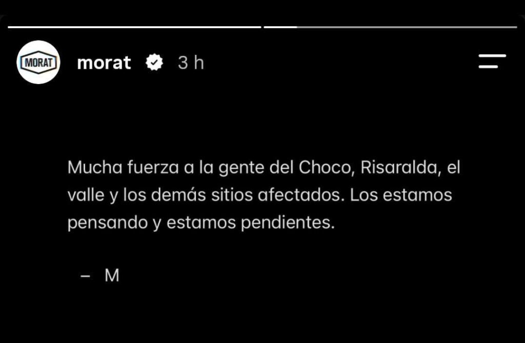 Morat se une a los mensajes