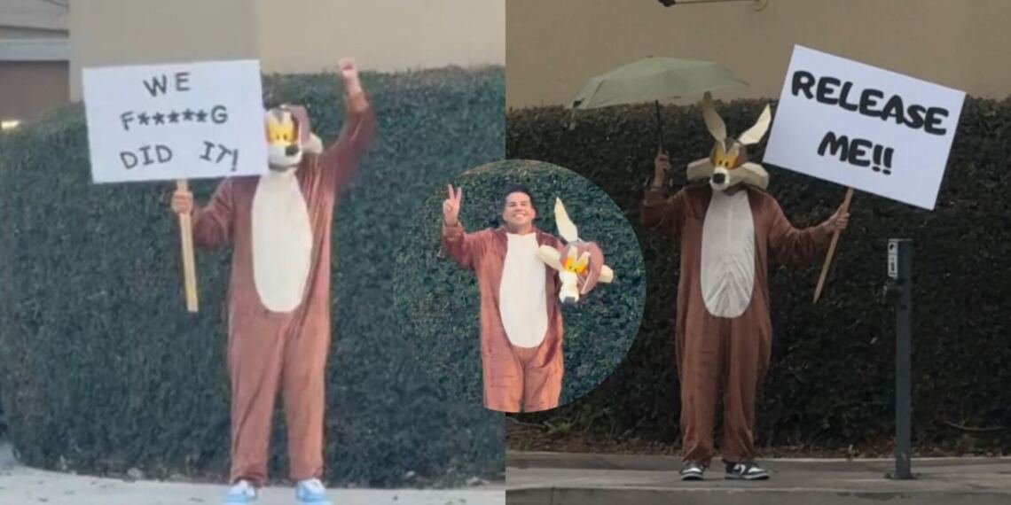 El misterioso fan que protestó para salvar “Coyote vs Acme” finalmente revela su identidad
