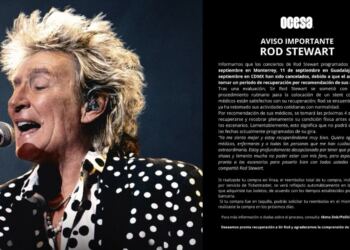Rod Stewart cancela sus conciertos en México tras someterse a un procedimiento coronario