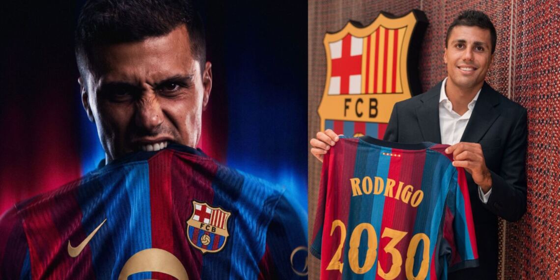 Rodri es nuevo jugador del FC Barcelona