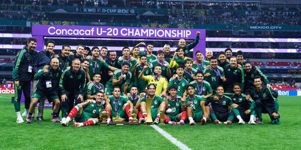 ¡México es campeón! El Tri Sub-20 vence a Estados Unidos y consigue boletos al Mundial y los Olímpicos