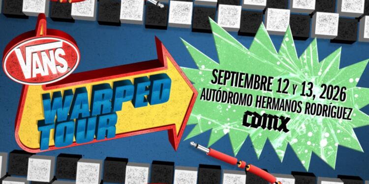 Vans Warped Tour México 2026 revela su cartel por día: conoce qué bandas tocarán el 12 y 13 de septiembre