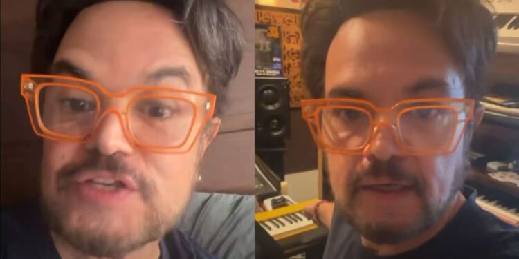 Aleks Syntek se compara con otros "locos" de la historia durante transmisión en vivo