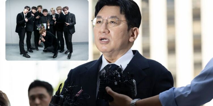 Policía surcoreana pide acusación formal contra Bang Si-hyuk, fundador de HYBE, empresa detrás de BTS