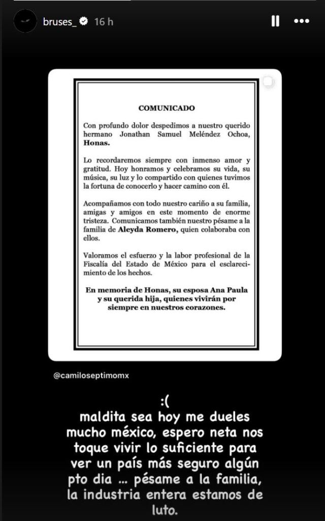 Músicos se despiden de Jonathan Meléndez, tecladista de Camilo Séptimo: Caifanes, Enjambre, DLD, Molotov y más
