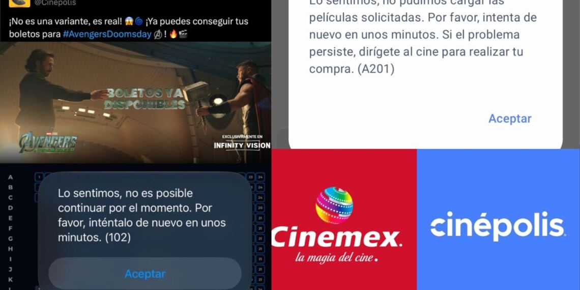 ¡Ni Doctor Doom pudo con esto! Preventa de Avengers: Doomsday colapsa Cinépolis y Cinemex en México