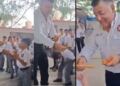 Diputado regala lápices