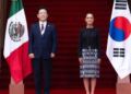 La presidenta de México, Claudia Sheinbaum, recibió este jueves 24 de septiembre de 2026 a su homólogo de Corea del Sur, Lee Jae-Myung