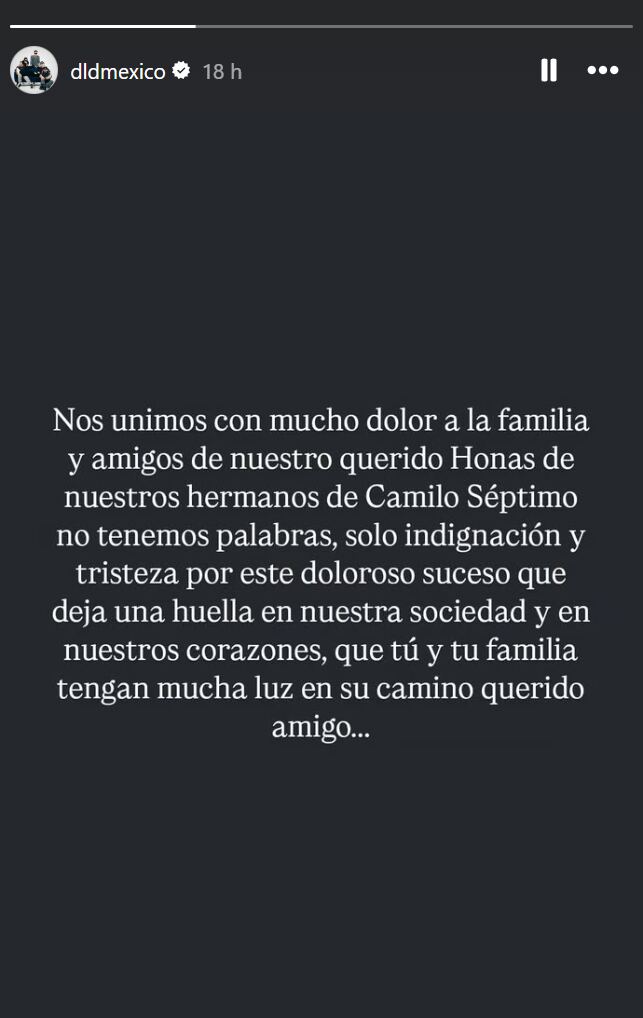 mensaje de DLD a Honas