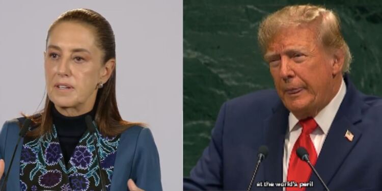 Claudia Sheinbaum y Donald Trump