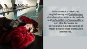 Gala Montes decide abandonar La Casa de los Famosos México a pocos días de su inesperado regreso
