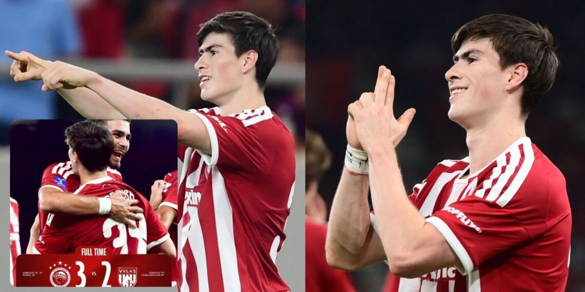 Armando González ‘La Hormiga’ marca doblete con Olympiakos