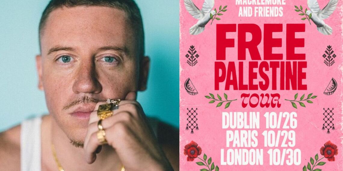 Macklemore anuncia gira ‘Free Palestine’ y llama a más artistas a levantar la voz