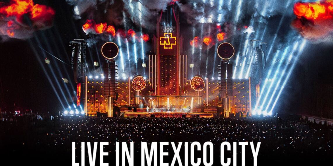 Rammstein llegará a salas de cine con su concierto grabado en la Ciudad de México