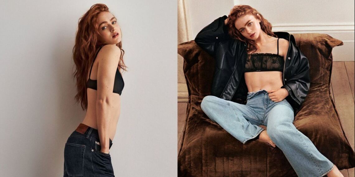 Sadie Sink se convierte en la nueva imagen de Calvin Klein y sorprende con su campaña de otoño