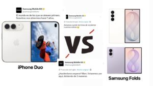 Samsung arremete contra Apple por Iphone Duo: “Avísanos cuando termines de recalentar nuestras sobras”