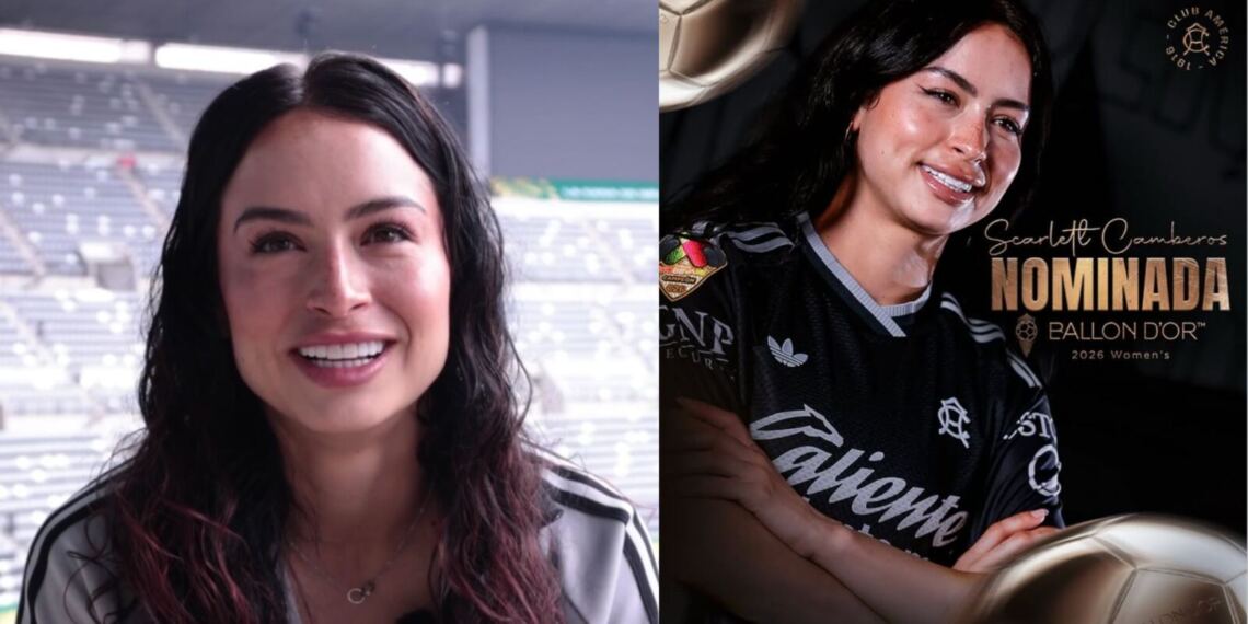 Scarlett Camberos se enteró de su nominación al Balón de Oro mientras se lavaba los dientes