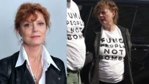 Susan Sarandon es detenida durante protesta en Nueva York contra el suministro de armas a Israel