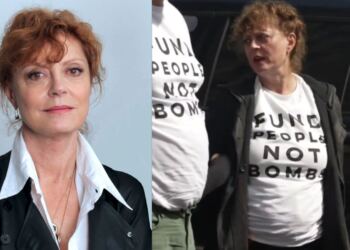 Susan Sarandon es detenida durante protesta en Nueva York contra el suministro de armas a Israel