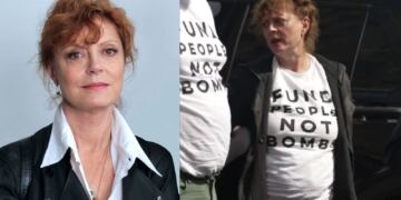 Susan Sarandon es detenida durante protesta en Nueva York contra el suministro de armas a Israel
