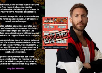 Cancelan conciertos de Calvin Harris, Sean Paul y Deorro en CDMX durante el GP de México: ¿qué pasará con los boletos?