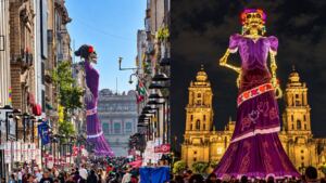 México rompe récord Guinness con la Catrina más alta del mundo: mide más de 33 metros
