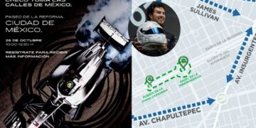 Checo Pérez tomará Paseo de la Reforma: horario, ruta, cierres viales y todo sobre su Show Run