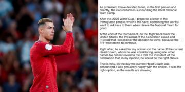 Cristiano Ronaldo revela toda su versión del conflicto con Jorge Jesus: “Rompió su palabra conmigo”
