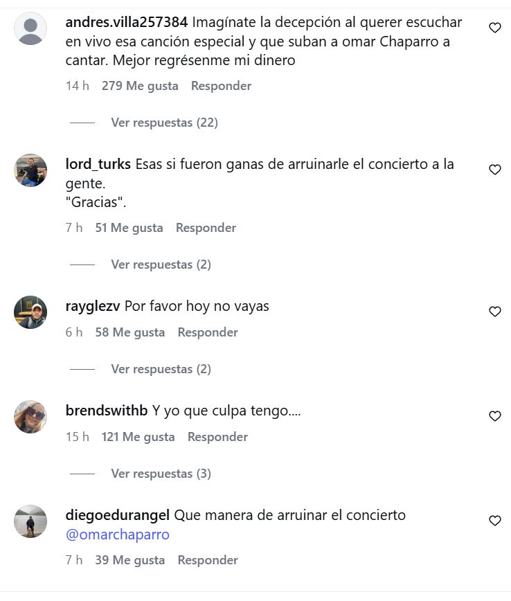 críticas a Omar Chaparro por cantar con Robbie Williams