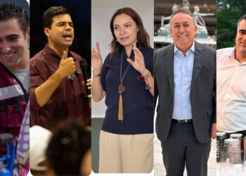 Gino Segura, Manuel Cota, Pancho Pelayo, Mely Martínez, Riult Rivera