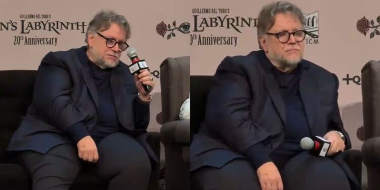 Guillermo del Toro rompe en llanto en el FICM y da voz a estudiantes que protestan por la crisis del agua en Guadalajara