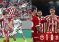 Cabezazo de Armando 'Hormiga' González le da el triunfo al Olympiacos en la Europa League