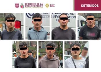 Detenidos en Centro Histórico de la CDMX