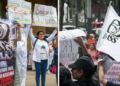 IMSS protesta Palacio Nacional
