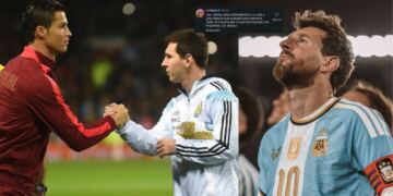 Cristiano Ronaldo sorprende con mensaje a Messi tras su despedida de Argentina