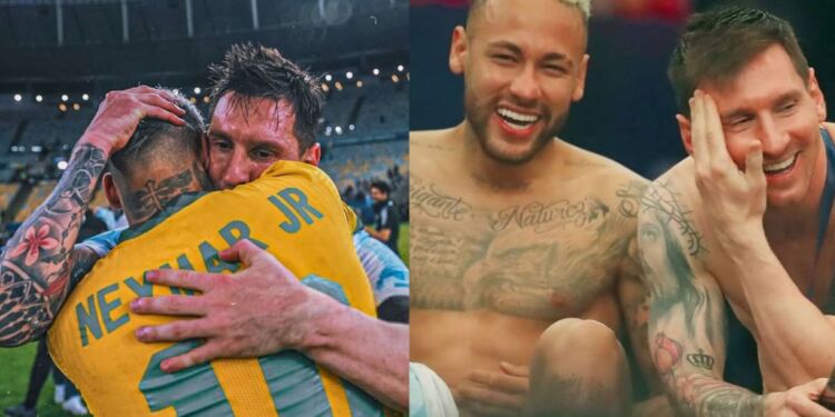 Neymar dedica emotiva carta a Messi en su despedida de la Selección Argentina