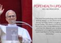 Vaticano confirma que el papa León XIV está libre de cáncer