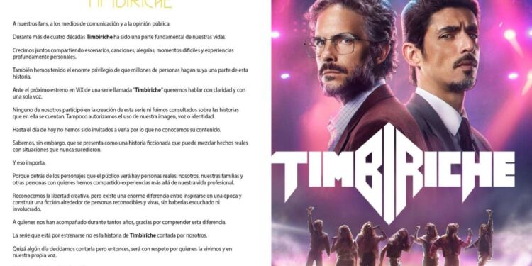 Timbiriche lanza carta contra ViX y se deslinda de su nueva serie